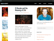 Tablet Screenshot of hughhowey.com